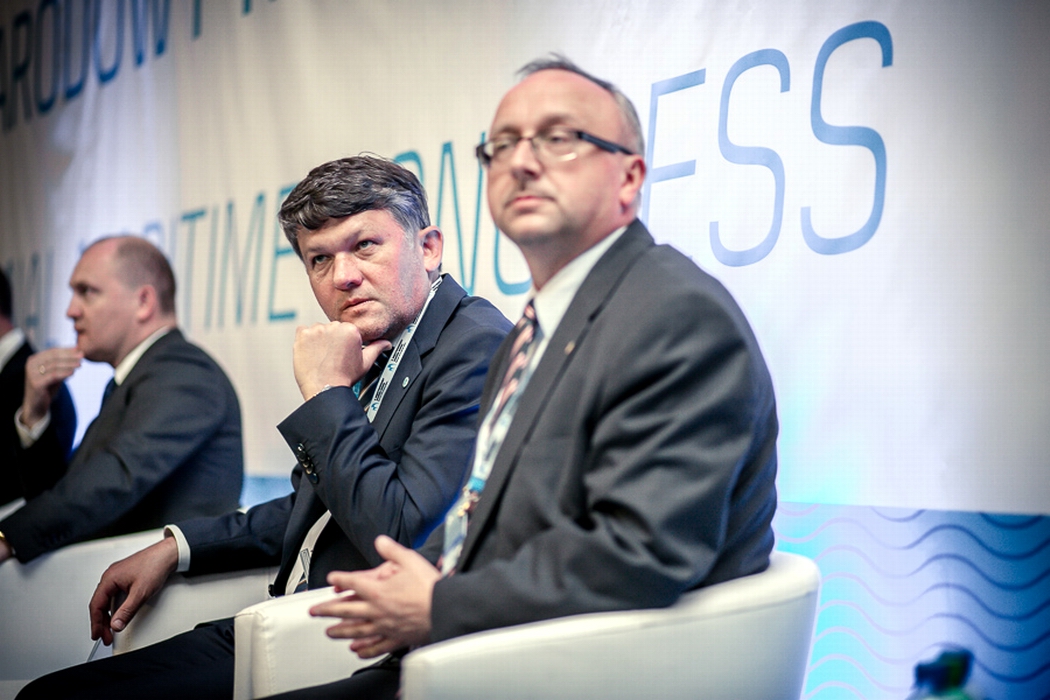 Dariusz Więcaszek, prezes Północnej Izby Gospodarczej i Paweł Szynkaruk, dyrektor naczelny PŻM